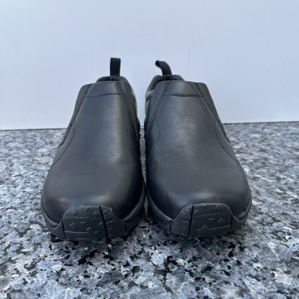 Merrell 117199 Mens Black Jungle Moc LTR SR Slip-On Work Shoes Size 9